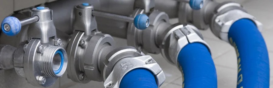 Stainless steel hygienic couplings